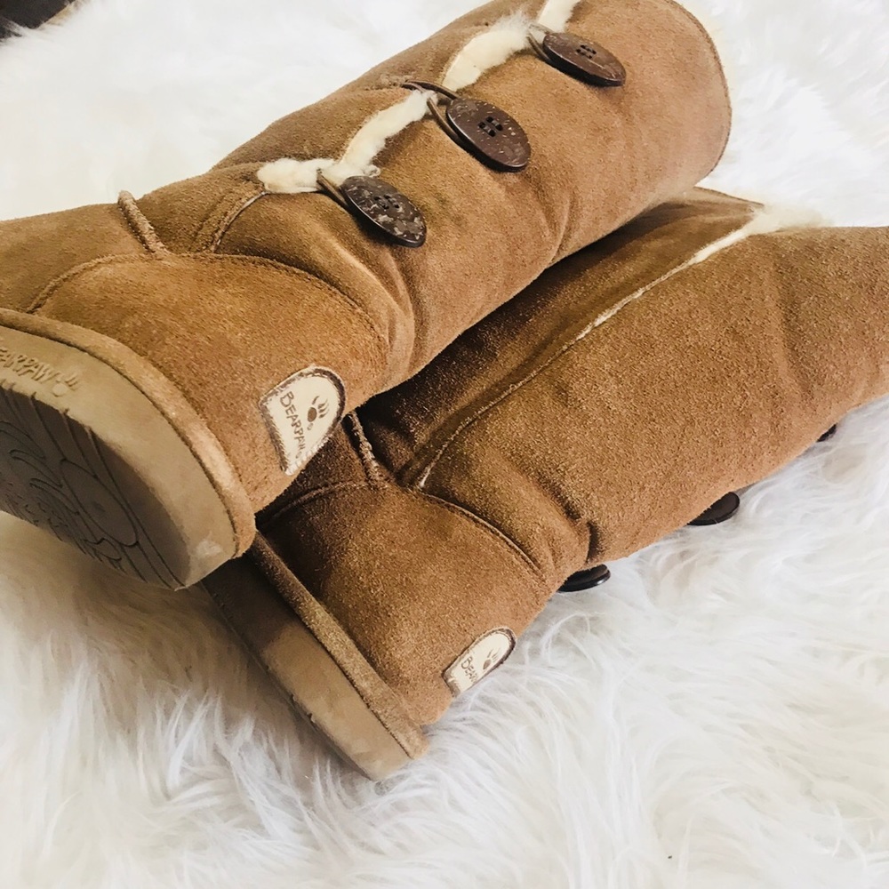 Bearpaw Lauren chestnut boots - Picture 3 of 7